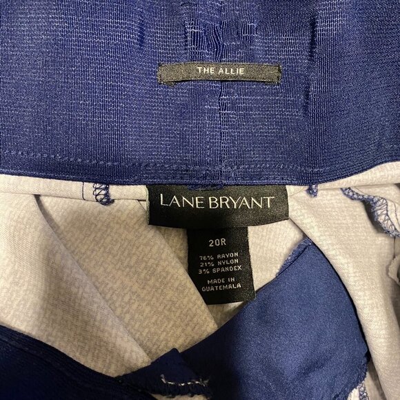 Blue/White Ankle Pants - Picture 4 of 4